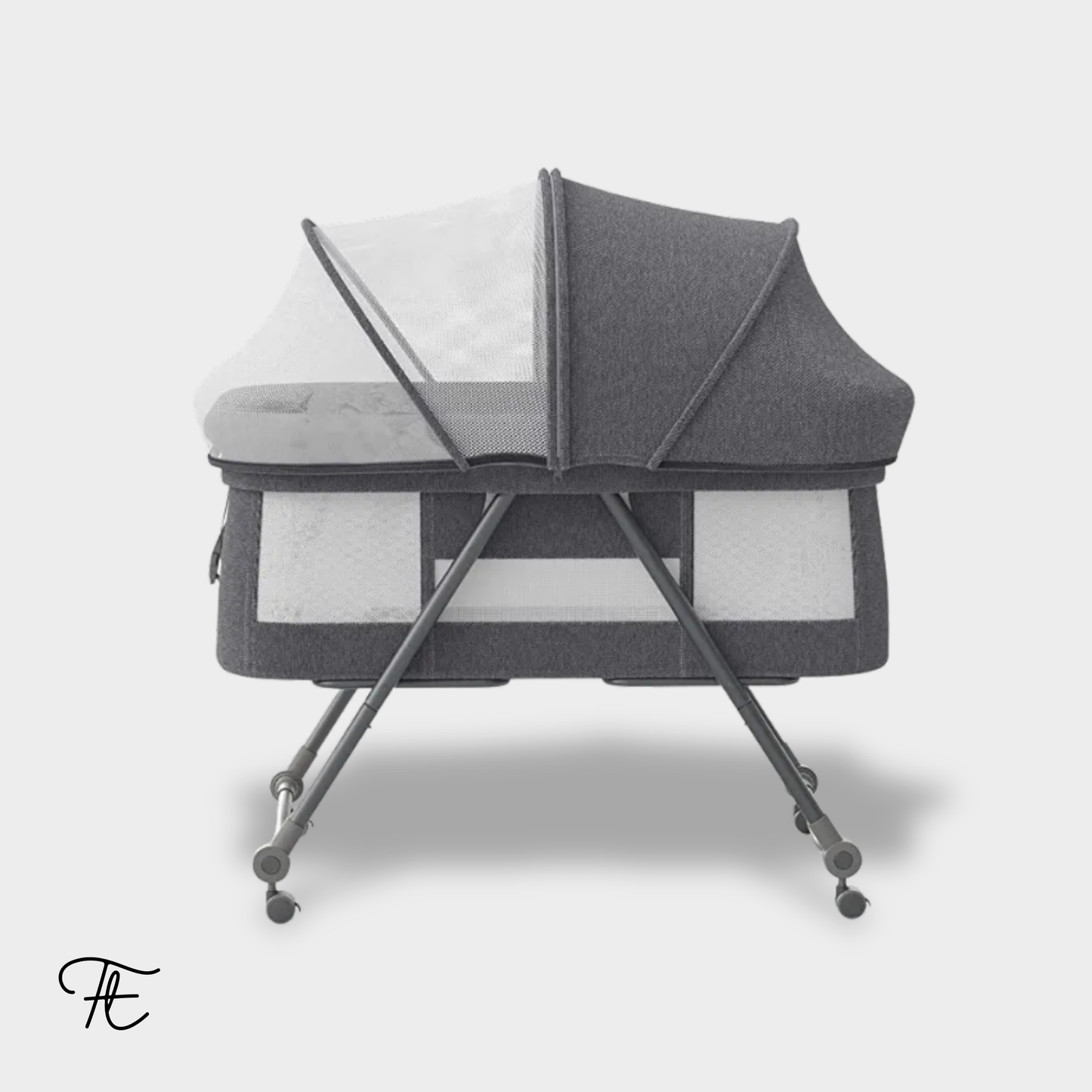 Ubravoo 2-in-1 Baby Crib & Rocker