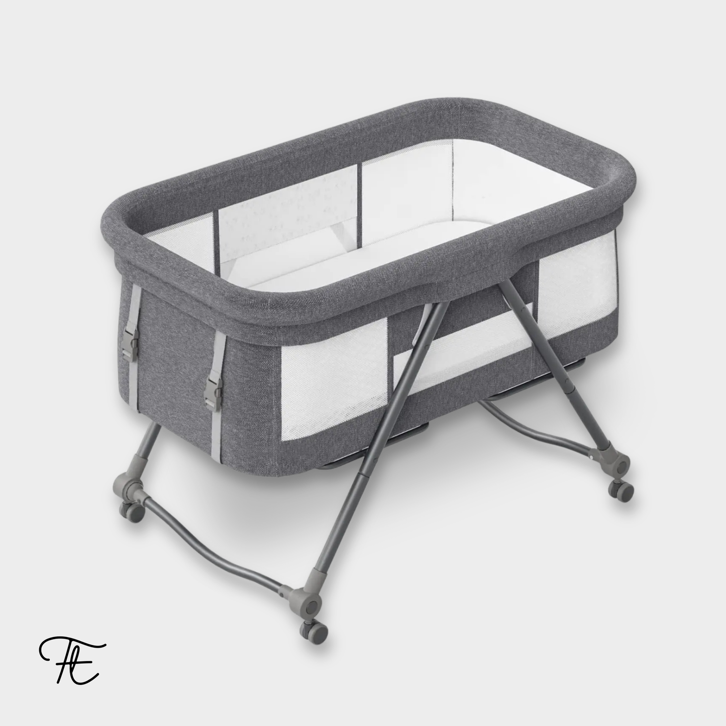 Ubravoo 2-in-1 Baby Crib & Rocker