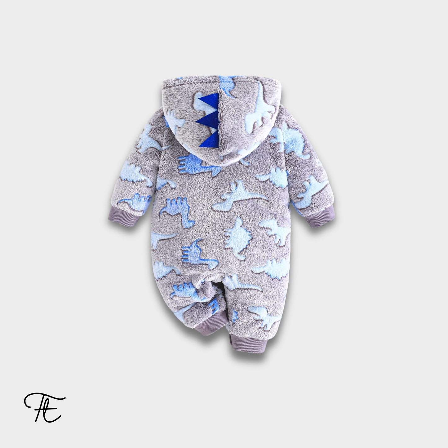 Baby Dinosaur Hooded Romper | Cozy & Playful