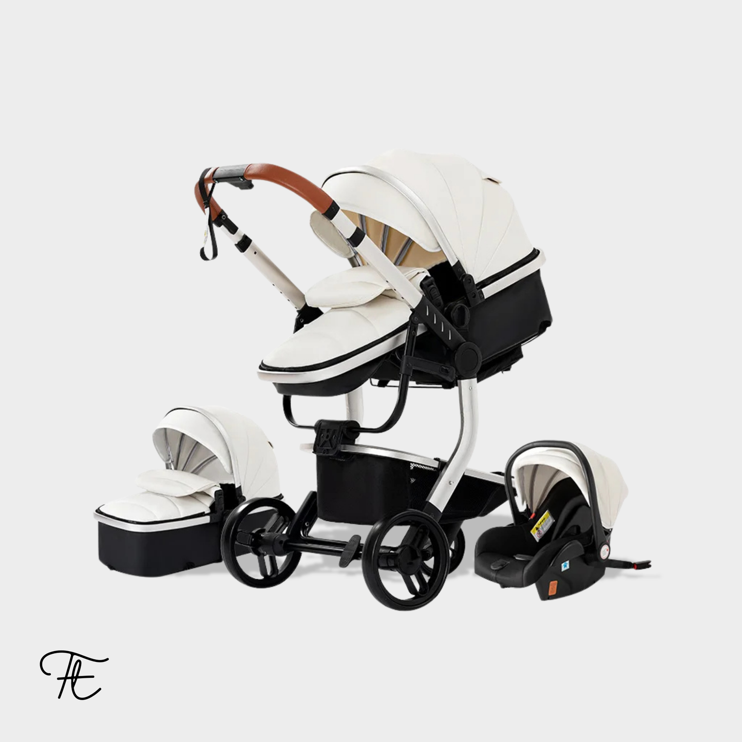 Luxury 3-in-1 Baby Stroller | Comfort & Style