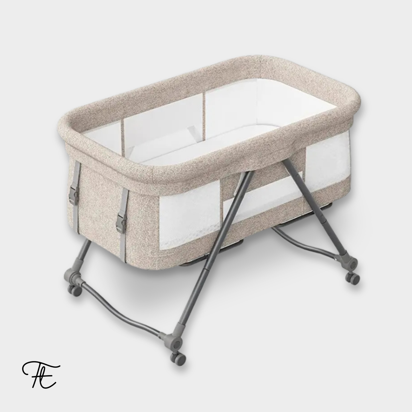 Ubravoo 2-in-1 Baby Crib & Rocker