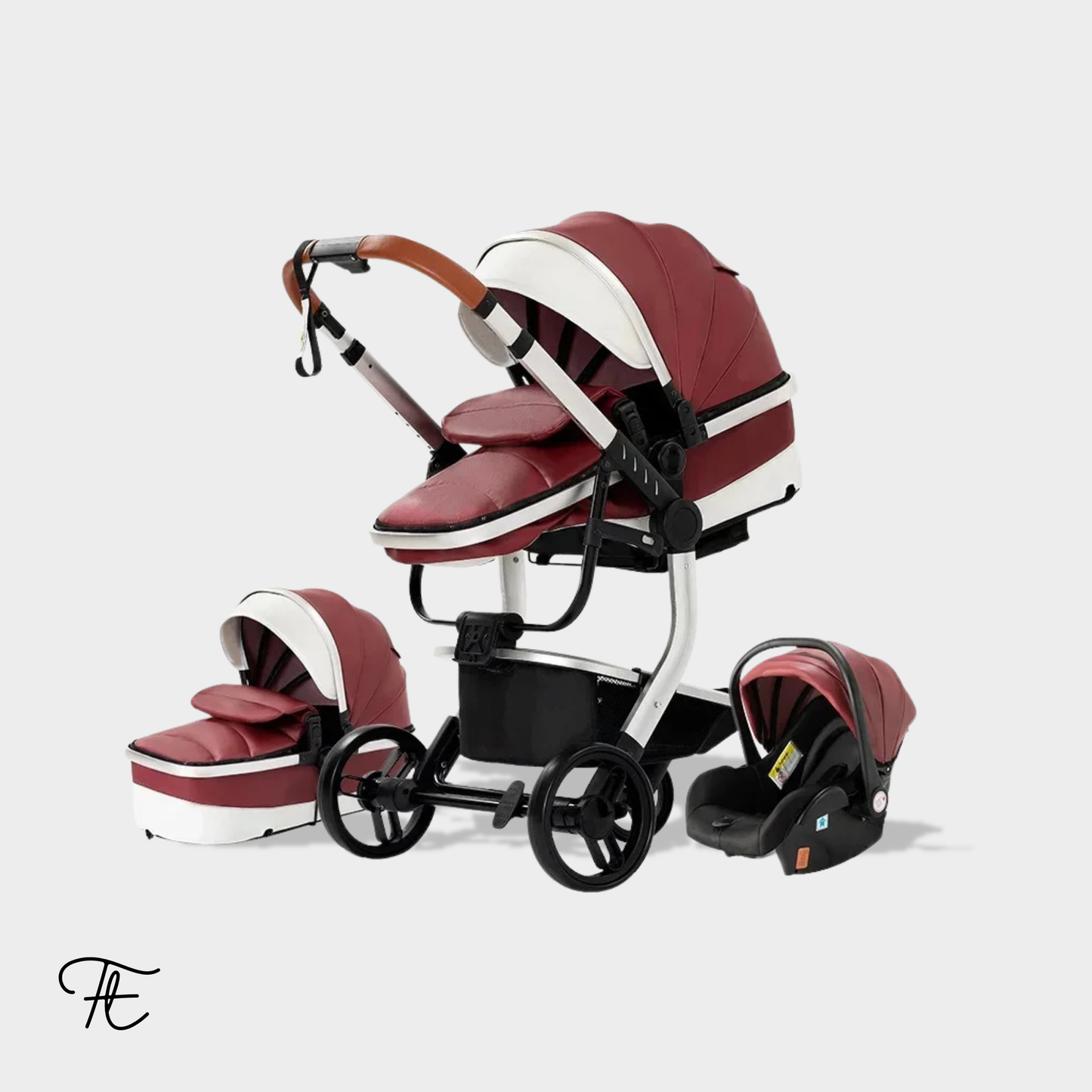 Luxury 3-in-1 Baby Stroller | Comfort & Style